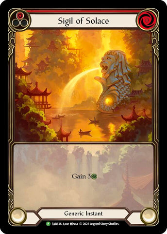 Sigil of Solace [FAB0136] (Promo) Rainbow Foil 