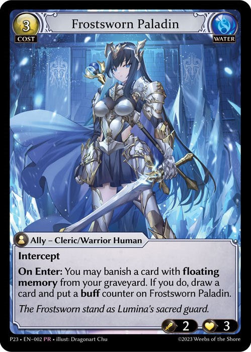 Frostsworn Paladin (002) [Promotional Cards] 
