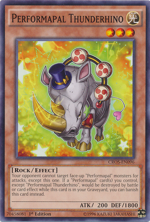 Performapal Thunderhino [CROS-EN096] Common 