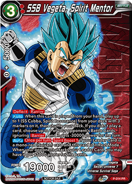 SSB Vegeta, Spirit Mentor (Winner Stamped) (P-314) [Tournament Promotion Cards] 