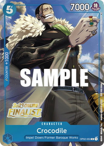 Crocodile (Online Regional 2023) [Finalist] [One Piece Promotion Cards] 