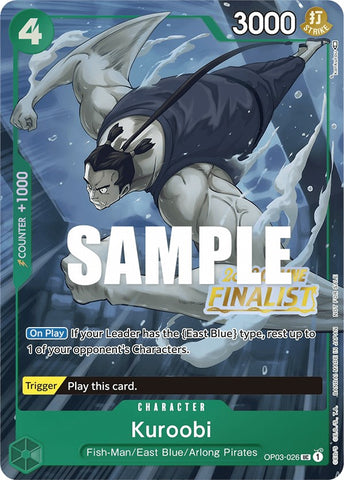 Kuroobi (Online Regional 2023) [Finalist] [One Piece Promotion Cards] 