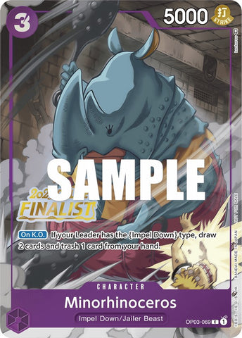 Minorhinoceros (Online Regional 2023) [Finalist] [One Piece Promotion Cards] 