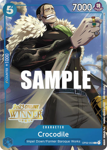 Crocodile (Online Regional 2023) [Winner] [One Piece Promotion Cards] 
