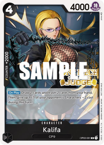 Kalifa (Judge Pack Vol. 2) [One Piece Promotion Cards] 