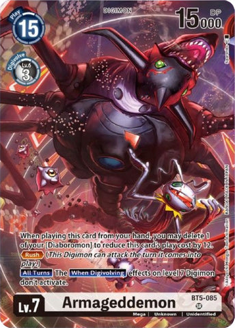 Armageddemon [BT5-085] (Tamer Goods Set Diaboromon) [Battle of Omni Promos] 