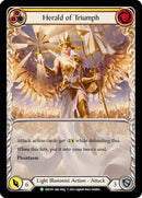 Herald of Triumph (Yellow) [FAB159] (Promo) Rainbow Foil 