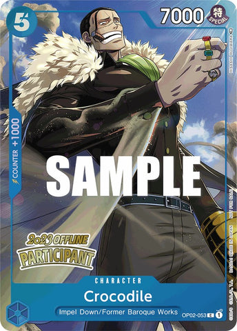 Crocodile (Offline Regional 2023) [Participant] [One Piece Promotion Cards] 