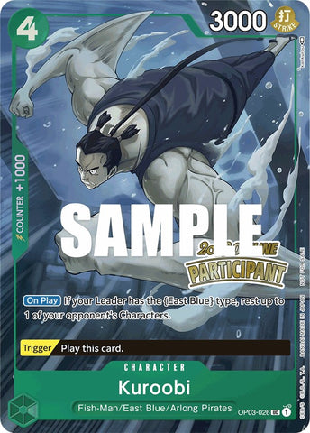 Kuroobi (Offline Regional 2023) [Participant] [One Piece Promotion Cards] 