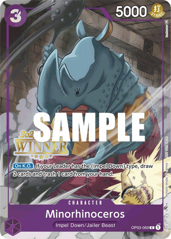 Minorhinoceros (Offline Regional 2023) [Winner] [One Piece Promotion Cards] 