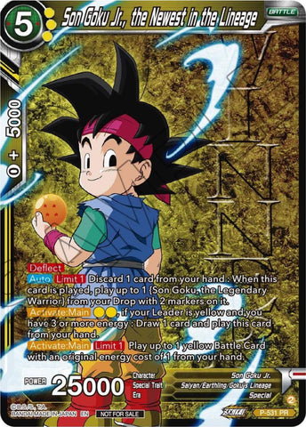 Son Goku Jr., the Newest in the Lineage (Winner-Stamped) (Zenkai Series Tournament Pack Vol.5) (P-531) [Tournament Promotion Cards] 