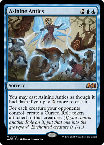 Asinine Antics (Promo Pack) [Wilds of Eldraine Promos] 