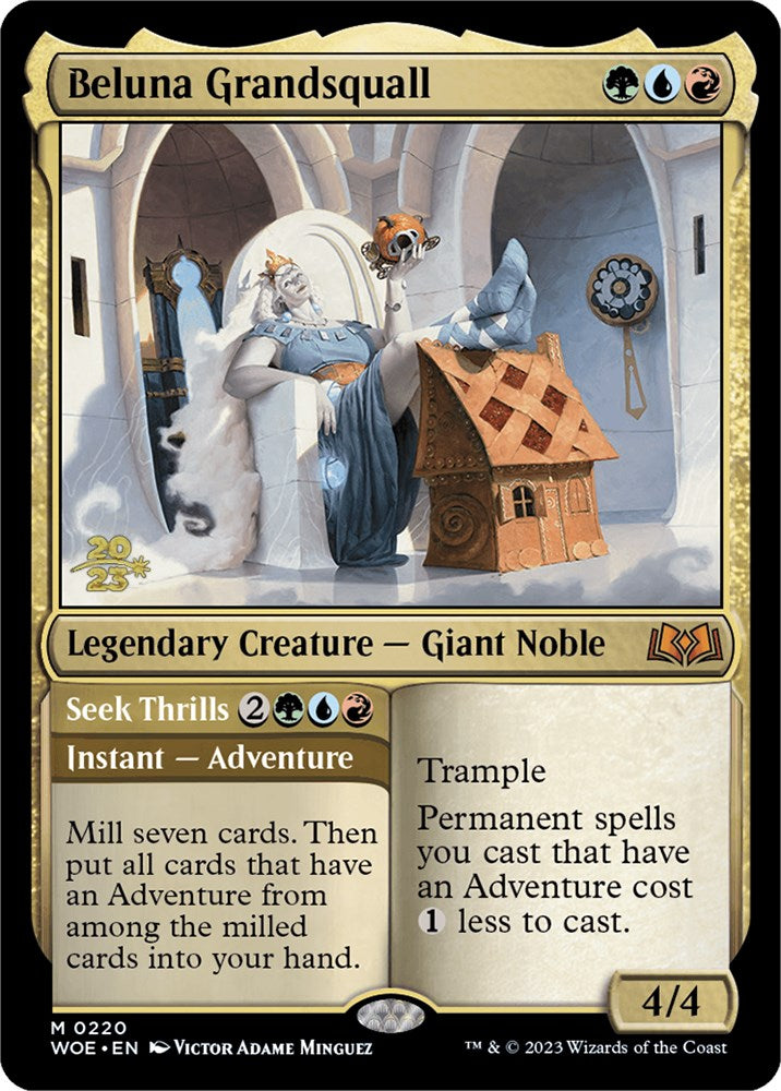 Beluna Grandsquall // Seek Thrills(Promo Pack) [Wilds of Eldraine Promos] 