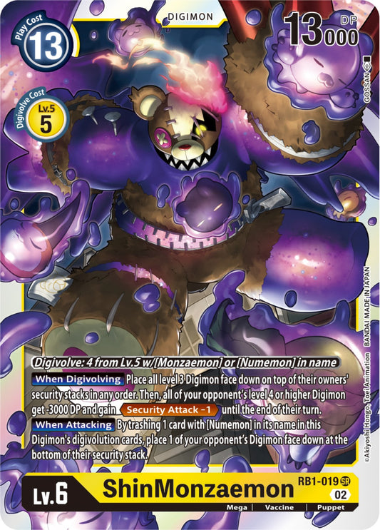 ShinMonzaemon [RB1-019] (Textured) [Resurgence Booster]