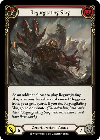 Regurgitating Slog (Red) [U-WTR197] (Welcome to Rathe Unlimited) Unlimited Rainbow Foil 