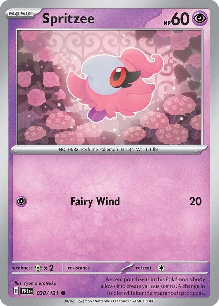 Spritzee (038/131) [Scarlet &amp; Violet: Prismatic Evolutions] 