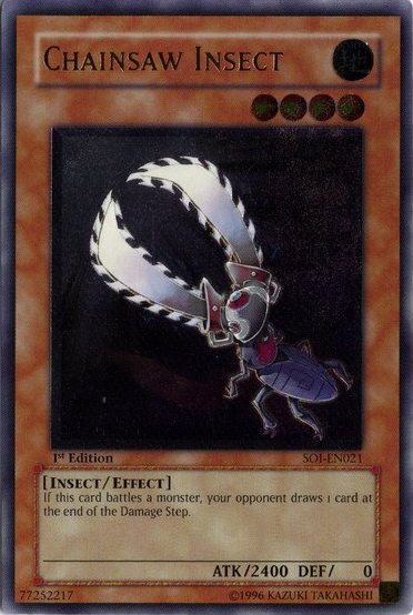 Chainsaw Insect (UTR) [SOI-EN021] Ultimate Rare 