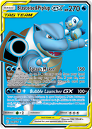 Blastoise &amp; Piplup GX (214/236) [Sun &amp; Moon: Cosmic Eclipse] 