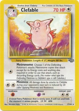 Clefable (17/64) [Jungle Unlimited] 