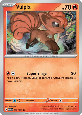 Vulpix (037/165) [Scarlet &amp; Violet: 151] 