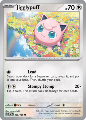 Jigglypuff (039/165) [Scarlet &amp; Violet: 151] 