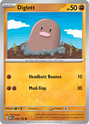 Diglett (050/165) [Scarlet &amp; Violet: 151] 