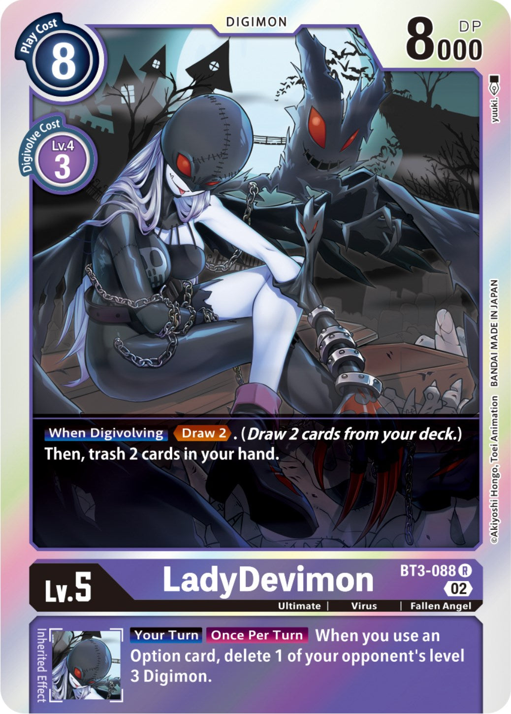 LadyDevimon [BT3-088] (Resurgence Booster Reprint) [Resurgence Booster]