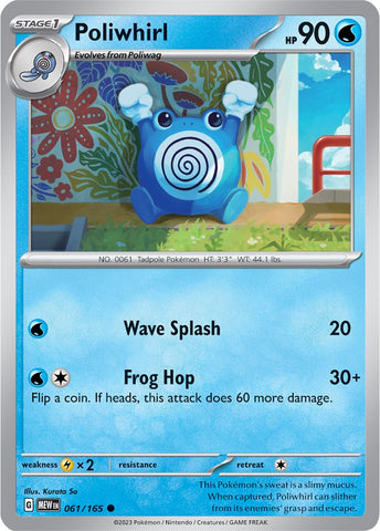 Poliwhirl (061/165) [Scarlet &amp; Violet: 151] 