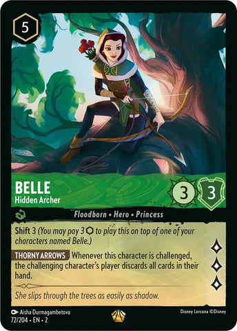 Belle - Hidden Archer (72/204) [Rise of the Floodborn] 