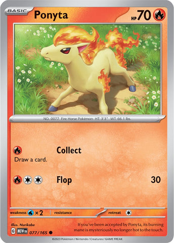 Ponyta (077/165) [Scarlet &amp; Violet: 151] 