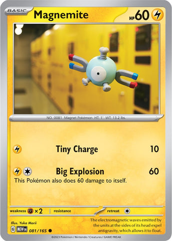 Magnemite (081/165) [Scarlet &amp; Violet: 151] 