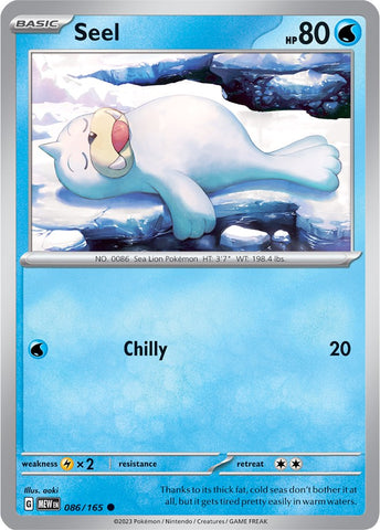 Seel (086/165) [Scarlet &amp; Violet: 151] 