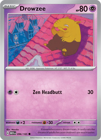 Drowzee (096/165) [Scarlet &amp; Violet: 151] 