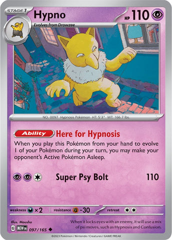 Hypno (097/165) [Scarlet &amp; Violet: 151] 