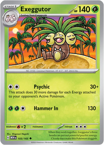 Exeggutor (103/165) [Scarlet &amp; Violet: 151] 