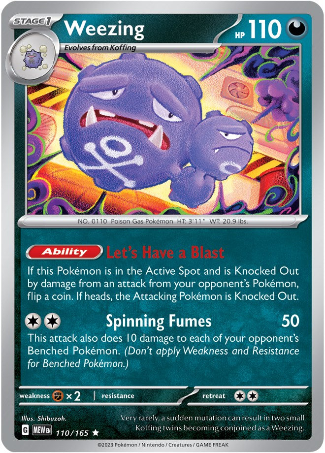 Weezing (110/165) [Scarlet & Violet: 151]