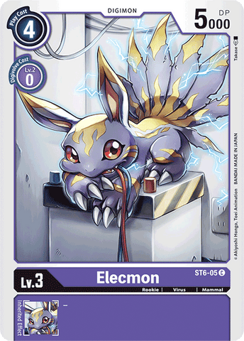 Elecmon [ST6-05] [Starter Deck: Venomous Violet] 