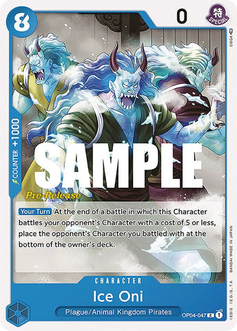 Ice Oni [Kingdoms of Intrigue Pre-Release Cards] 
