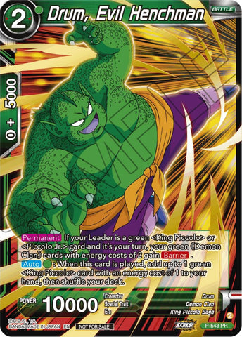 Drum, Evil Henchman (Championship Selection Pack 2023 Vol.3) (Holo) (P-543) [Tournament Promotion Cards] 