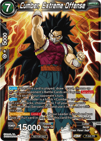Cumber, Extreme Offense (Championship Selection Pack 2023 Vol.3) (Gold-Stamped) (P-545) [Tournament Promotion Cards] 