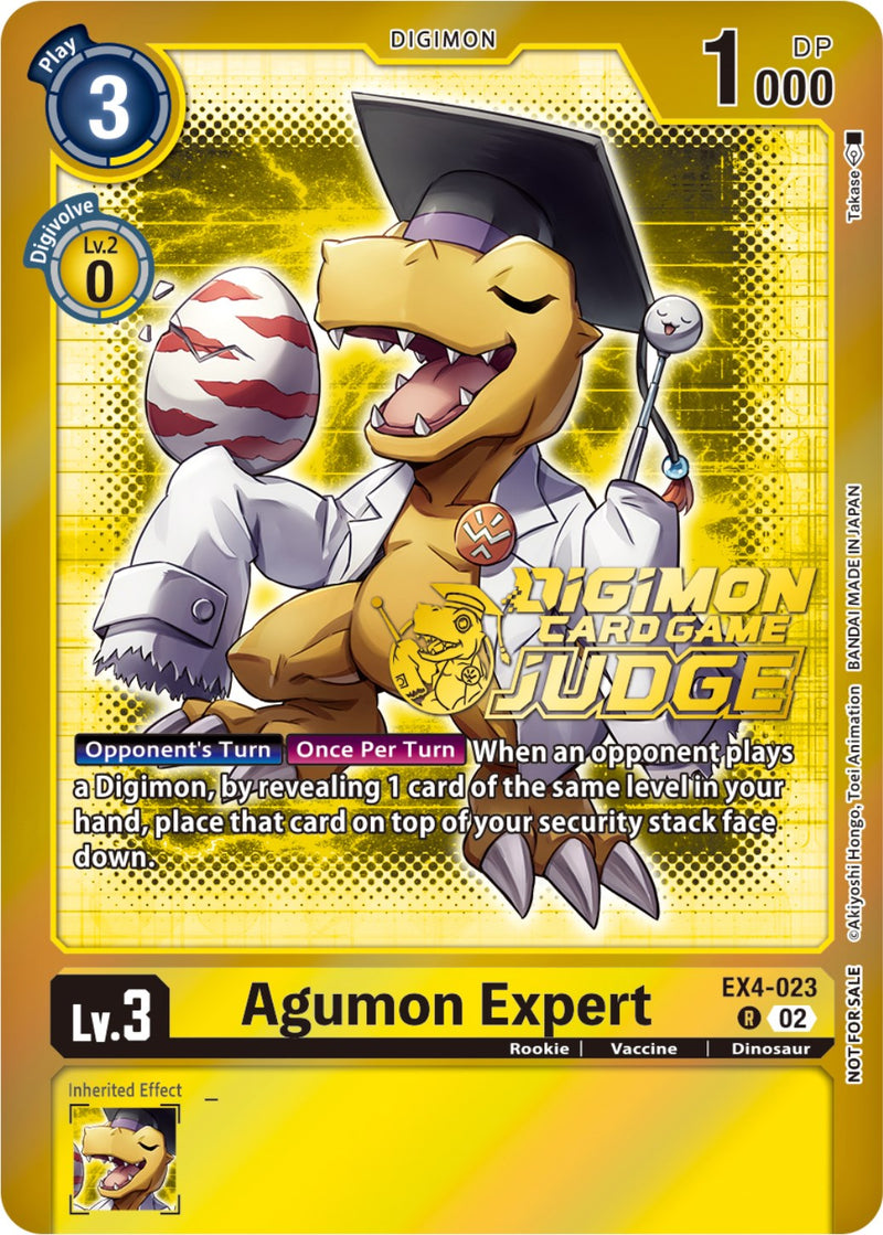 Agumon Expert [EX4-023] (Judge Pack 4) [Alternative Being Booster Promos] 