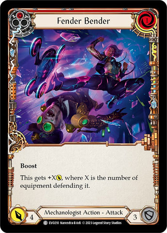 Fender Bender (Red) [EVO210] (Bright Lights) Rainbow Foil 