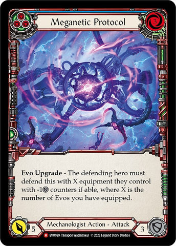 Meganetic Protocol [EVO059] (Bright Lights) Rainbow Foil 