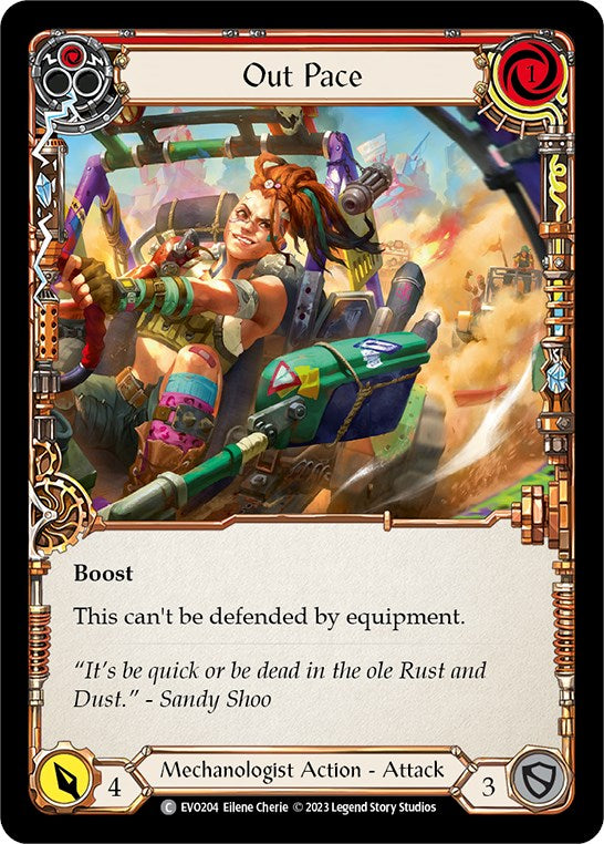 Out Pace (Red) [EVO204] (Bright Lights) Rainbow Foil 