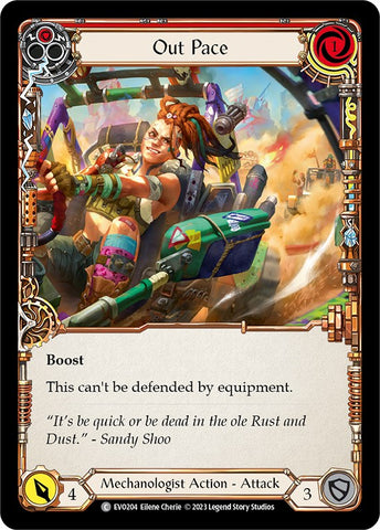 Out Pace (Red) [EVO204] (Bright Lights) Rainbow Foil 