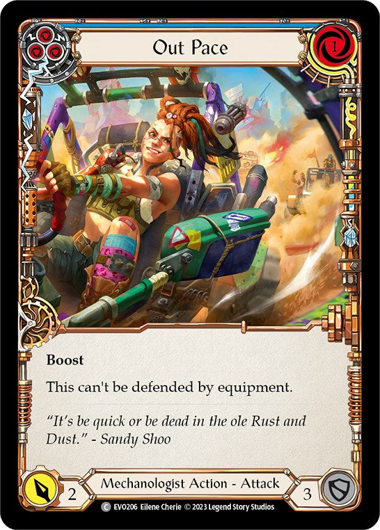 Out Pace (Blue) [EVO206] (Bright Lights) Rainbow Foil 