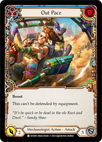 Out Pace (Blue) [EVO206] (Bright Lights) Rainbow Foil 