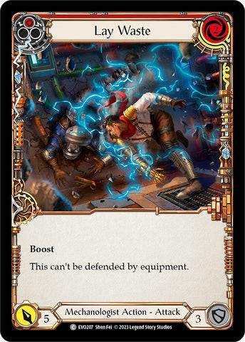 Lay Waste (Red) [EVO207] (Bright Lights) Rainbow Foil 