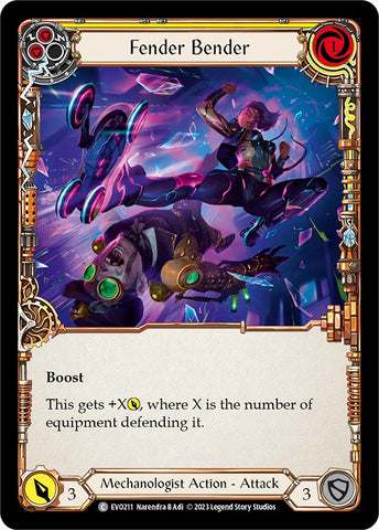 Fender Bender (Yellow) [EVO211] (Bright Lights) Rainbow Foil 