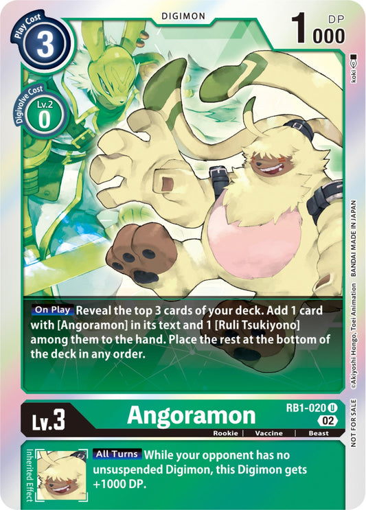 Angoramon [RB1-020] (Box Topper) [Resurgence Booster]